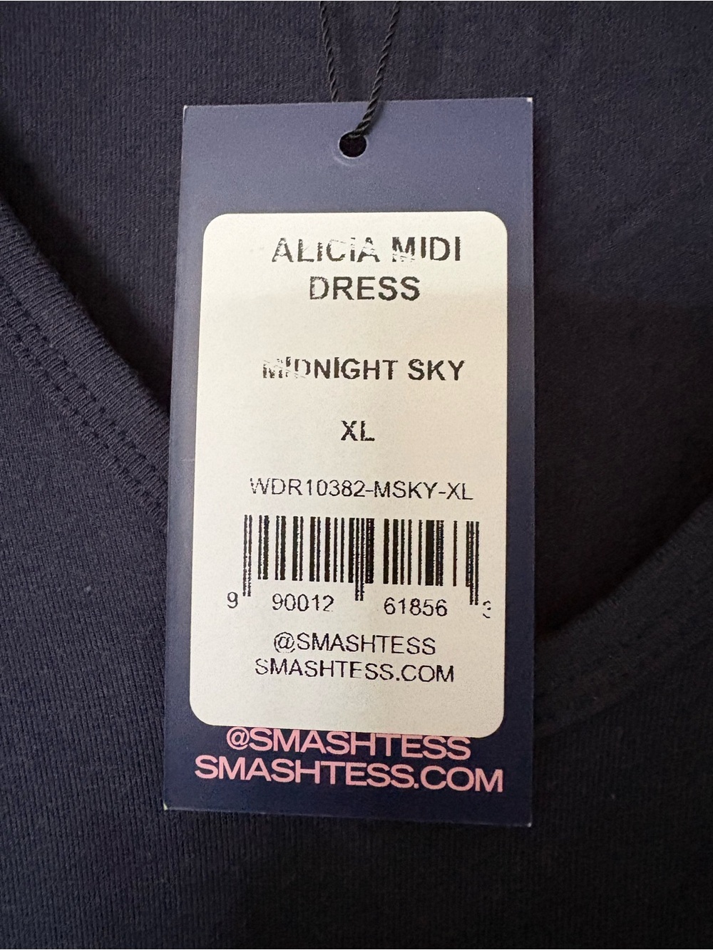 Smash + Tess Alicia Midi Dress in Midnight Sky XL